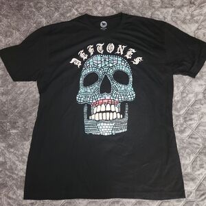 Deftones - Dia De Los Deftones Stained Glass Skull Shirt - Size 2XL - Brand New